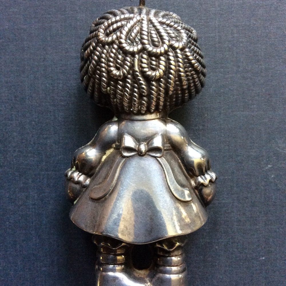 Vintage: Raggedy Ann Sterling Silver Pendant - Picture 6 of 11